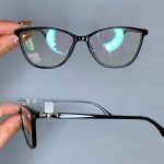 عینک فریم کائوچویی گربه ای مشکی 0706