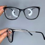 عینک فریم کائوچویی گربه ای مشکی 0707