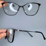 عینک فریم کائوچویی گربه ای مشکی 0710