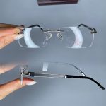 عینک بدون فریم مستطیلی 0756