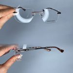 عینک بدون فریم زاویه دار 0777