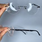 عینک بدون فریم گرد  0800