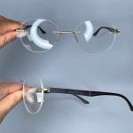 عینک بدون فریم زاویه دار 0711