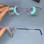 عینک فریم فلزی زاویه دار چندضلعی 0741