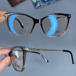 عینک فریم کائوچویی گربه ای دورنگ  0941