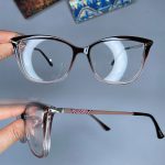 عینک فریم کائوچویی گربه ای دورنگ  0951
