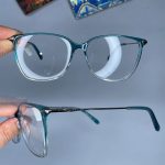 عینک فریم کائوچویی گربه ای دورنگ  0952