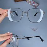 عینک فریم فلزی مربعی دماغه یک تیکه  01053