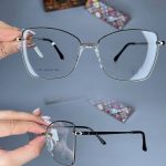عینک فریم فلزی پروانه ای دماغه یک تیکه 01040