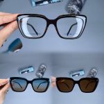 عینک فریم کائوچویی گربه ای دو کاوردار 010145