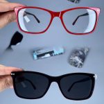 عینک فریم کائوچویی مستطیلی کاوردار  010127