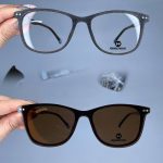 عینک فریم کائوچویی مستطیلی کاوردار  010138