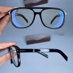 عینک فریم کائوچویی دوپل زاویه دار ضخیم   010207