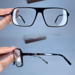 عینک فریم کائوچویی دوپل مستطیلی  010219