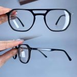 عینک فریم کائوچویی دوپل زاویه دار  010233