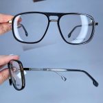 عینک فریم کائوچویی دو پل زاویه دار  010235