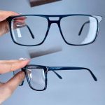 عینک فریم کائوچویی دوپل مستطیلی  010236