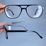 عینک فریم کائوچویی دوپل زاویه دار  010242