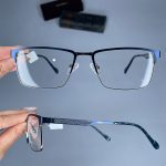 عینک فریم فلزی مستطیلی  0971