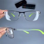 عینک فریم فلزی مستطیلی  0982