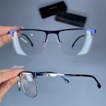 عینک فریم فلزی مستطیلی  01002