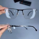 عینک فریم فلزی مستطیلی  01007