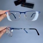 عینک فریم فلزی مستطیلی  01008