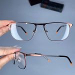 عینک فریم فلزی مستطیلی    01025