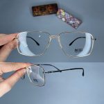 عینک فریم فلزی مستطیلی دماغه یک تیکه  01026