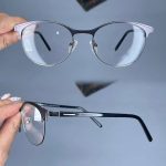 عینک فریم فلزی گرد  010267