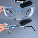 عینک فریم فلزی گربه ای  010289