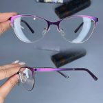 عینک فریم فلزی گربه ای  010292