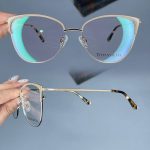 عینک فریم فلزی گربه ای  010296