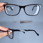 عینک فریم کائوچویی گربه ای پلنگی  010306