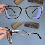 عینک فریم کائوچویی گربه ای پلنگی  010334