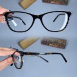 عینک فریم کائوچویی گربه ای پلنگی  010339