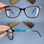 عینک فریم کائوچویی گربه ای پلنگی  010347