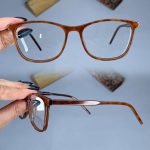 عینک فریم کائوچویی گربه ای پلنگی  010381