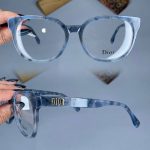 عینک فریم کائوچویی گربه ای پلنگی رنگی ضخیم   010383