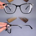 عینک فریم کائوچویی گربه ای پلنگی رنگی  010408