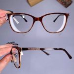 عینک فریم کائوچویی گربه ای پلنگی  010411