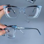 عینک فریم کائوچویی گربه ای سه رنگ  010422