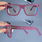 عینک فریم کائوچویی زاویه دار ضخیم  010436