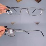 عینک فریم فلزی نیمه مطالعه  010476
