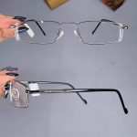 عینک فریم فلزی نیمه مطالعه  010477