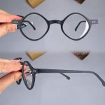 عینک فریم کائوچویی زاویه دار 0481