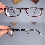 عینک فریم کائوچویی نیمه مطالعه  010484