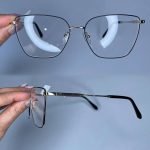 عینک فریم فلزی پروانه ای   010486