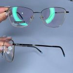 عینک فریم فلزی گربه ای  010487