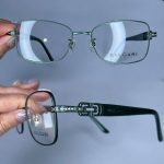 عینک فریم فلزی پروانه ای   010496